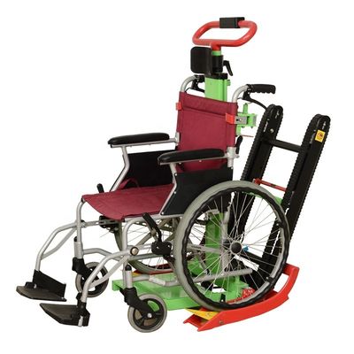 Chaise à roulettes pour grimpeurs d'escaliers personnalisables électrique vert noir