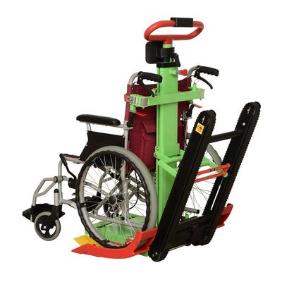 Chaise à roulettes pour grimpeurs d'escaliers personnalisables électrique vert noir