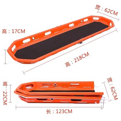 Corbeille de sauvetage en plastique pliable pour les situations d'urgence de classe I