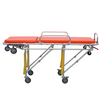 L'allumage d'aluminium porte-ambulance pliable porte-ambulance chirurgicale orange