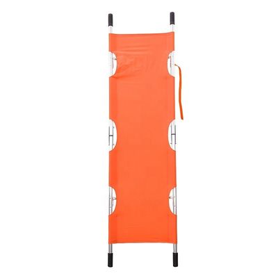 Fonctionnalité personnalisable Four Folded Aluminium Alloy Stretcher pour l' hôpital