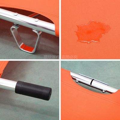 Fonctionnalité personnalisable Four Folded Aluminium Alloy Stretcher pour l' hôpital