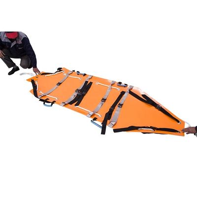 Couchette de sauvetage pliante multifonctionnelle couchette d'ambulance pliante orange