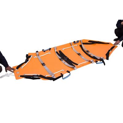 Couchette de sauvetage pliante multifonctionnelle couchette d'ambulance pliante orange
