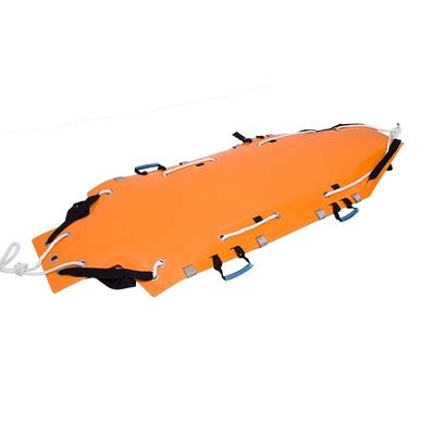 Couchette de sauvetage pliante multifonctionnelle couchette d'ambulance pliante orange