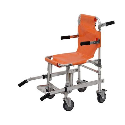 Évacuation durable en alliage d'aluminium porte-escalier pliable Source d'alimentation manuelle