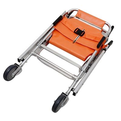 Étagère d'escalier flexible orange Transfert de patient en douceur et en toute sécurité