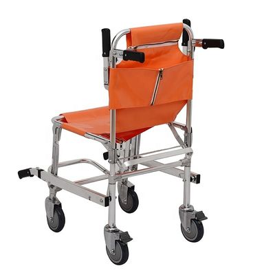 Chaise d'escalier pliable porte-bébé en alliage d'aluminium pour transfert de patients