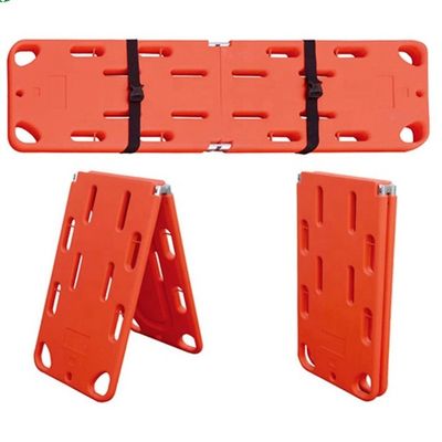 2 planches à colonne vertébrale pliables à l'orange pour la survie en plein air