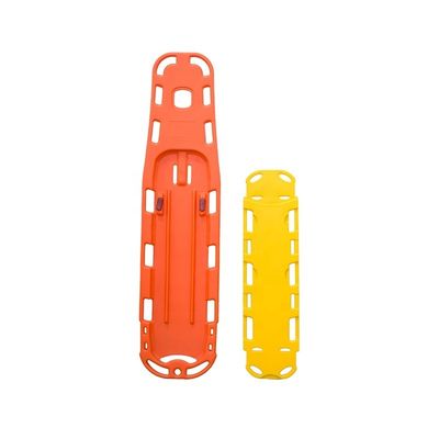 Tableau de colonne vertébrale pliable pour ambulances en HDPE pour les soins médicaux d'urgence