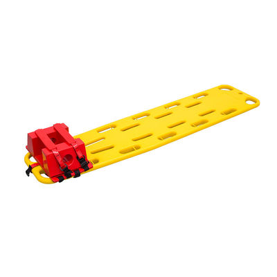 Immobilizateur de tête rouge NBR pour appareil durable à brancards de secours d'urgence