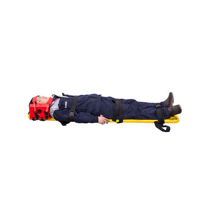 Immobilizateur de tête rouge NBR pour appareil durable à brancards de secours d'urgence