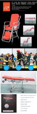 Étagère d'escalier personnalisée pour l'évacuation de secours d'urgence dans des situations médicales