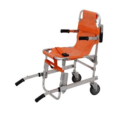 Étagère de chaise d'évacuation orange robuste pour un transport sûr et pratique