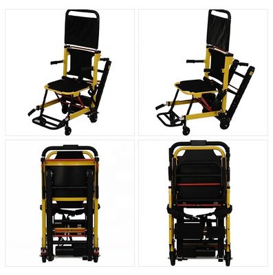 Évacuation médicale d'urgence Chaise d'escalier, brancard, fauteuil roulant pliable