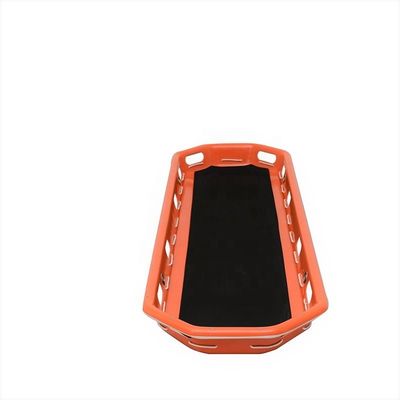 Coffre de sauvetage orange, brancard de premiers secours, coffre pliant,