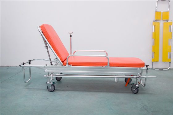 Traîneau d'ambulance d'urgence médicale en alliage d'aluminium certifié CE pour salle d'opération ICU