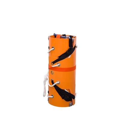 Couchette de sauvetage pliable en plastique composite orange pour appareils de premiers secours 250*84*0,5 cm