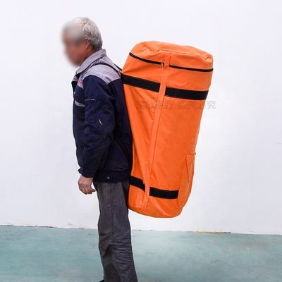 Couchette de sauvetage pliable en plastique composite orange pour appareils de premiers secours 250*84*0,5 cm
